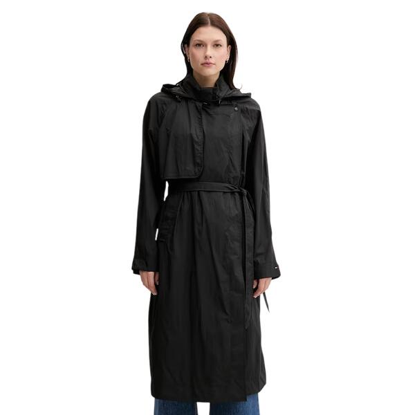 Γυναικείο Μπουφάν Τοmmy Hilfiger Ul Nylon Long Packable Windbrkr Black WW0WW46445-BDS