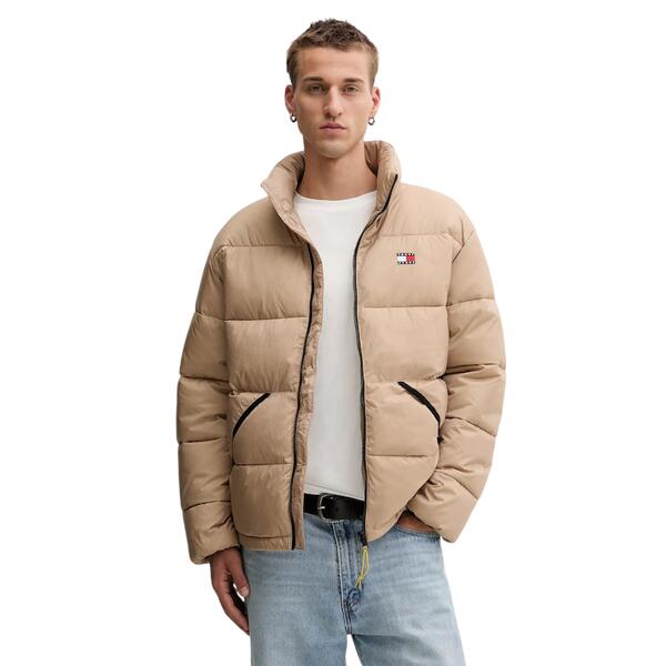 Ανδρικό Μπουφάν Tommy Jeans Tjm Vail Puffer Ext Coastal Taupe DM0DM22040-AFE