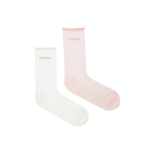 Γυναικείες Κάλτσες Hugo 2p Rs Lettuce Cc Light/Pastel Pink 50543178-688
