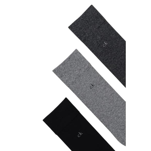 Ανδρικές Κάλτσες Calvin Klein Men Sock 3P Grey Melange 701234208-003