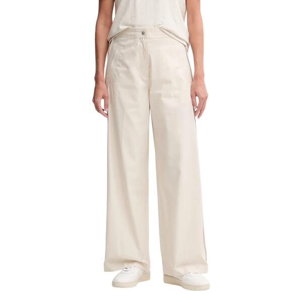 Γυναικείο Παντελόνι Calvin Klein Cotton Twill Aop Logo Stripe Pan Rainy Day LV044D612G-GTR