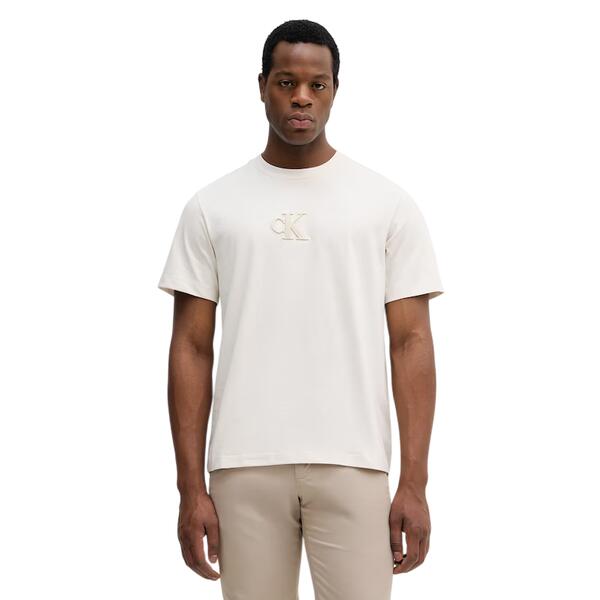 Ανδρική Μπλούζα Calvin Klein Ss Gift Giving 20S Easy Tee Chalk LV04RD253G-67U