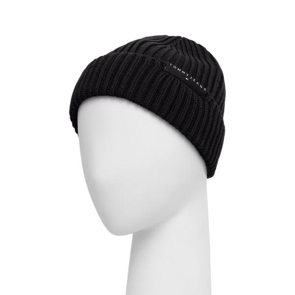 Σκουφάκι Tommy Jeans Tjm Linear Logo Black AM0AM14865-BDS
