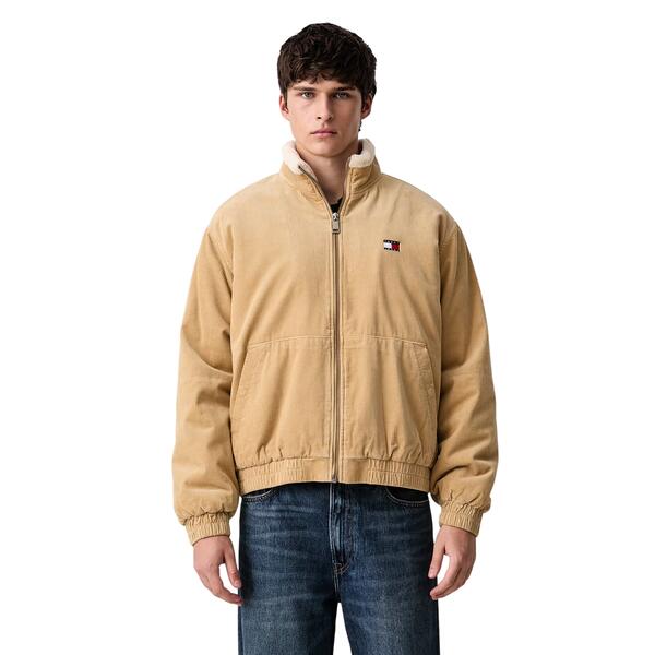 Ανδρικό Μπουφάν Tommy Jeans Tjm Washed Corduroy Sandy Beige DM0DM23610-ACA