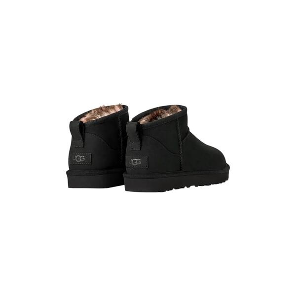 Γυναικείο Μποτάκι Ugg Classic Ultra Mini Nubuck Black 1184556-BLK