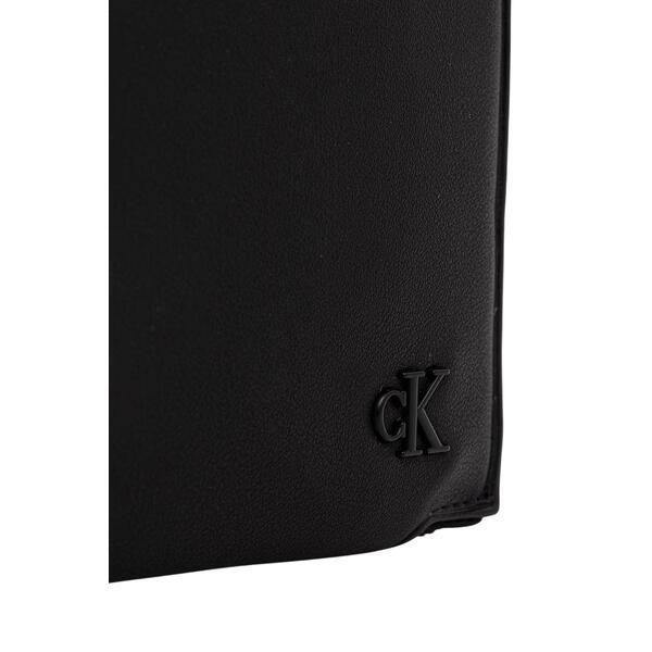 Ανδρικός Φάκελος Calvin Klein Bold Ck Suede Pouch W/Handle Black LV04D1366G-UB1