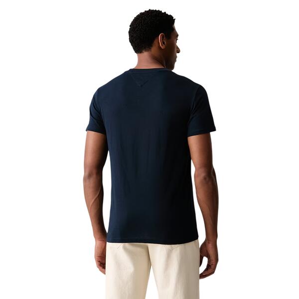 Ανδρικό T-shirt Tommy Jeans Tjm Slim Dna Play Tee Ext Dark Blue DM0DM23715-C1G