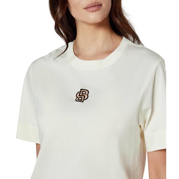 Γυναικείο T-shirt Boss Elpha Placed1 Open White 50526205-119