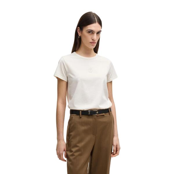 Γυναικείο T-shirt Boss Eventsa 6 Open White 50534800-118