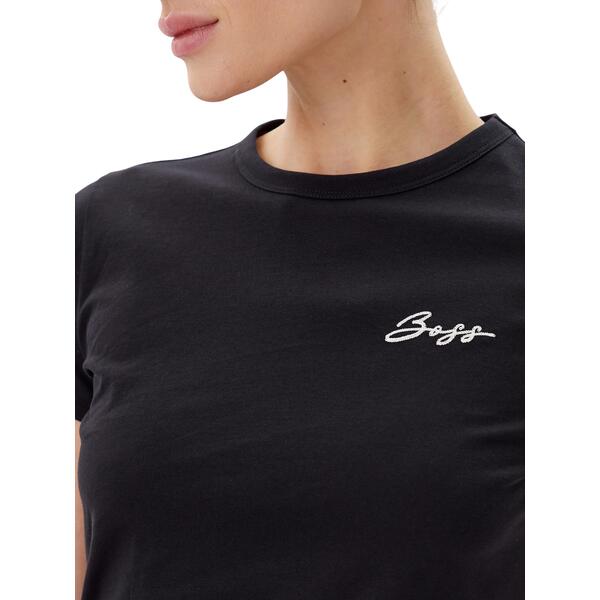 Γυναικείο T-Shirt Boss C Elogo 20 Black 50541343-001