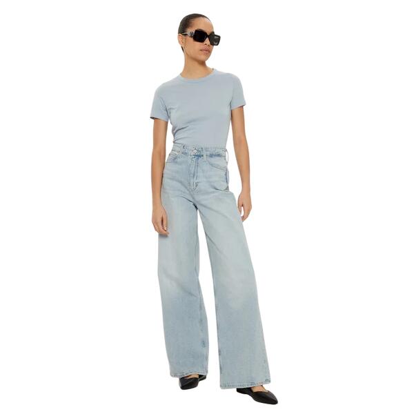 Γυναικείο T-shirt Boss C Elogo print 7 Medium Blue 50535322-421