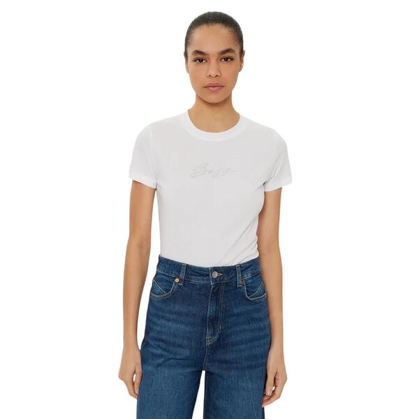 Γυναικείο T-shirt Boss C Esogo 2 MA crystal White 50538826-100