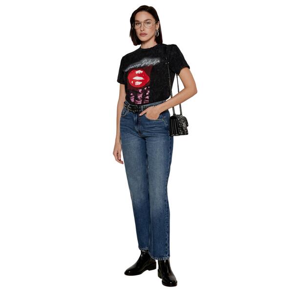 Γυναικείο T-shirt Hugo Black 50524090-001