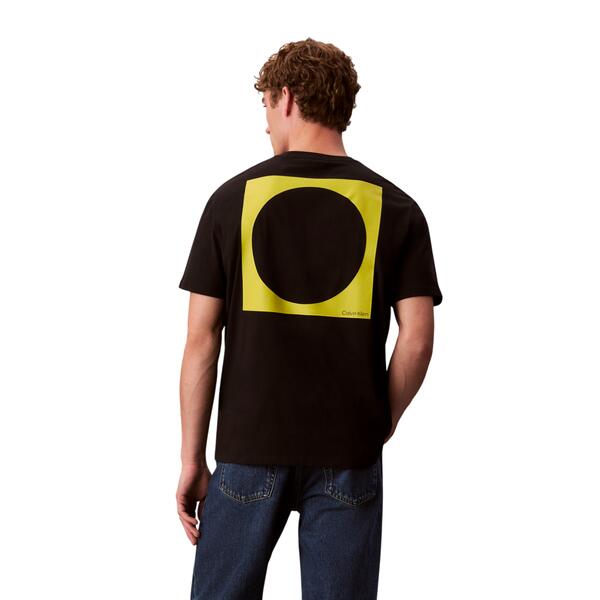 Ανδρικό T-Shirt Calvin Klein Ss 20s Io Circ Grap Black LV04RD810G-UB1