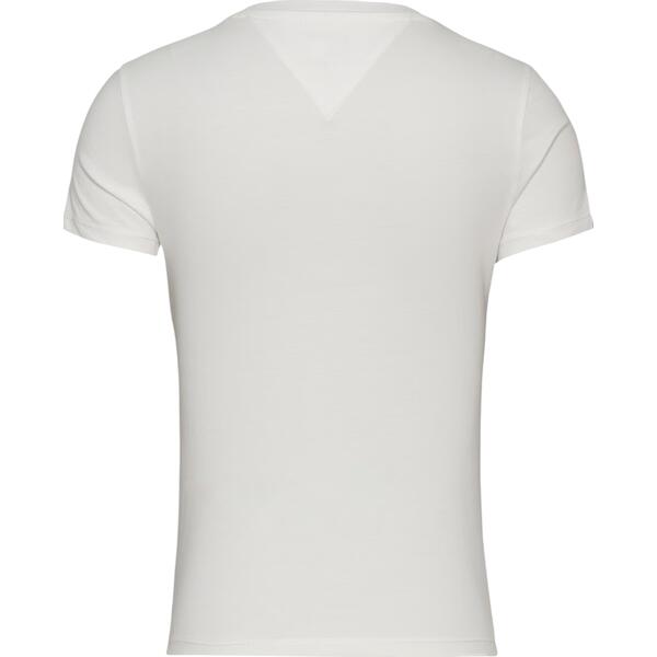Γυναικείο T-Shirt Tommy Jeans Slim Essential Logo 2 Tee Ecru DW0DW20316-YBL