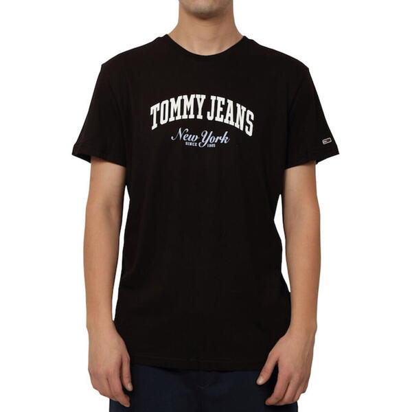 Αντρικό T-shirt Tommy Jeans Slim Varsity Pop Ext Black DM0DM20362-BDS