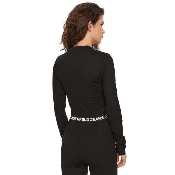 Γυναικεία Μπλούζα Karl Lagerfeld Ls Milano Black A1W17042-999