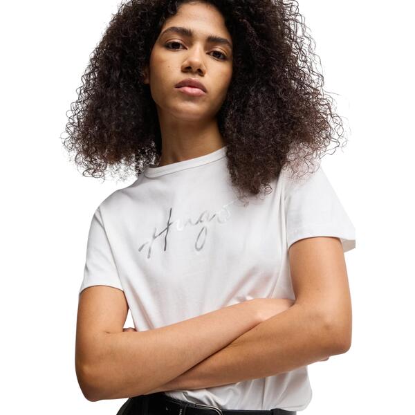 Γυναικείο T-shirt Hugo Damacia 3 White 50535491-100