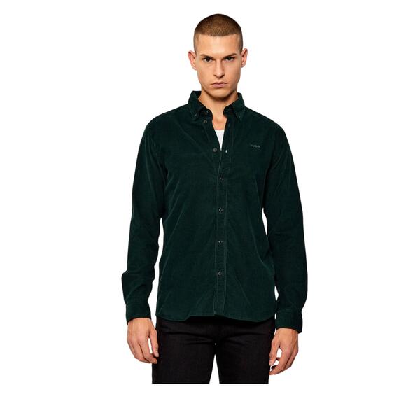 Ανδρικό Πουκάμισο Hugo Epazo Open Green 50551385-385