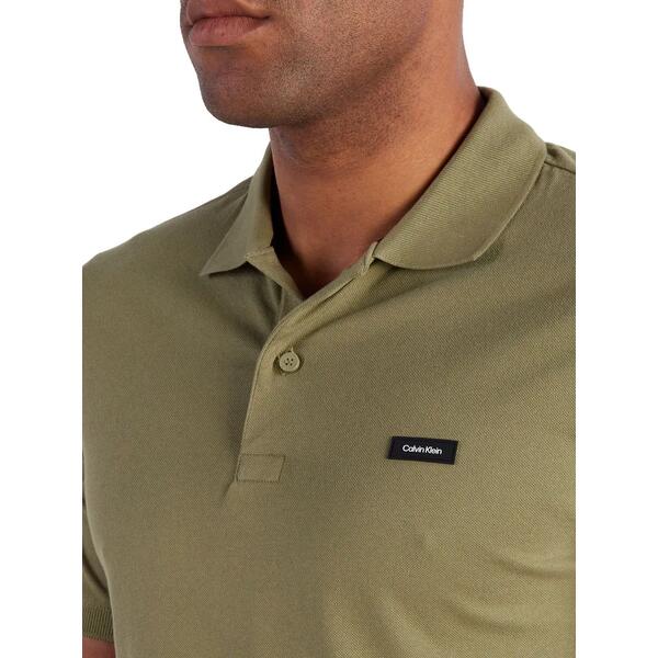 Ανδρικό Polo Calvin Klein Strecth Pique Slim Lizard K10K111196-LHT