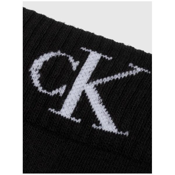 Αντρικές Κάλτσες Calvin Klein Quarter 2p Monogram Black 701228805-001