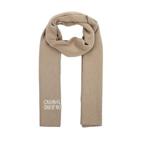 Ανδρικό Κασκόλ Calvin Klein Cotton Mirror Logo Crockery K50K507191-PBF