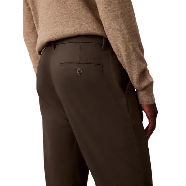 Ανδρικό Παντελόνι Calvin Klein Slim Sateen Chino Trouser Beluga LV04LD613G-PAR32