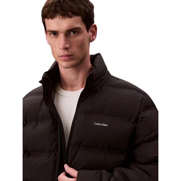 Ανδρικό Μπουφάν Calvin Klein Ls Quilted Boded Channel HdD Puf Black LV04LD517G-UB1