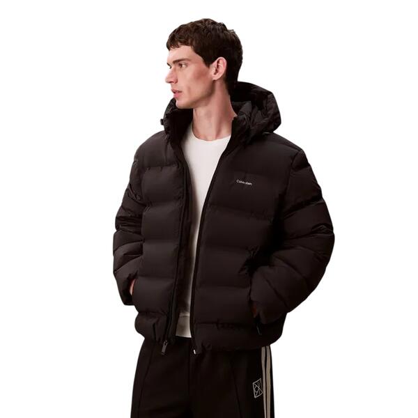 Ανδρικό Μπουφάν Calvin Klein Ls Quilted Boded Channel HdD Puf Black LV04LD517G-UB1