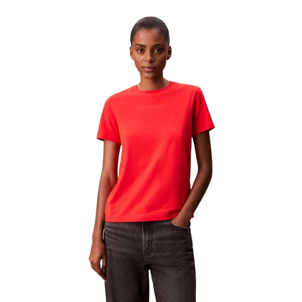 Γυναικείο T-Shirt Calvin Klein Archive Jersey Crew Tee EU Tuscan Terra Cotta LV047B224G-XM9