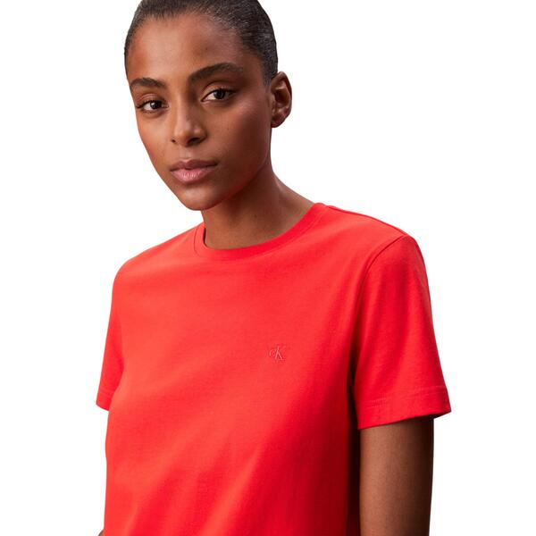 Γυναικείο T-Shirt Calvin Klein Archive Jersey Crew Tee EU Tuscan Terra Cotta LV047B224G-XM9