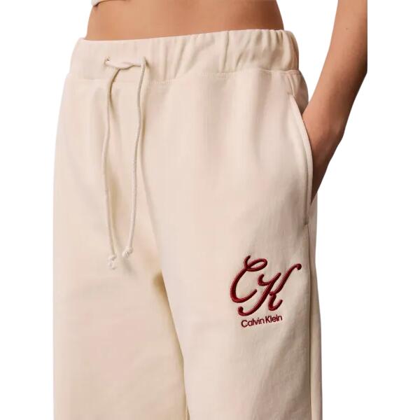 Γυναικεία Φόρμα Calvin Klein Premium Terry Script Logo Turtledove LV047H816G-CKS
