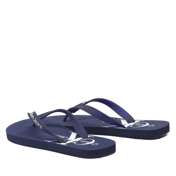 Ανδρικές Σαγιονάρες Calvin Klein Flip Flop Monogram Tpu Evening Blue YM0YM00055-CFE