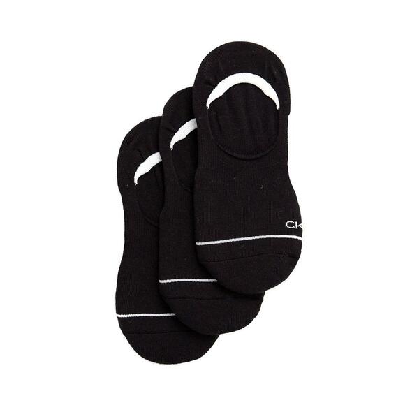 Κάλτσες Calvin Klein Footie High Cut 3p Athleisure Black 701218764-001