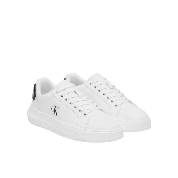 Γυναικεία Sneaker Calvin Klein Chunky Cupsole Ru Patch Lth Wn Bright White Black YW0YW01846-01W