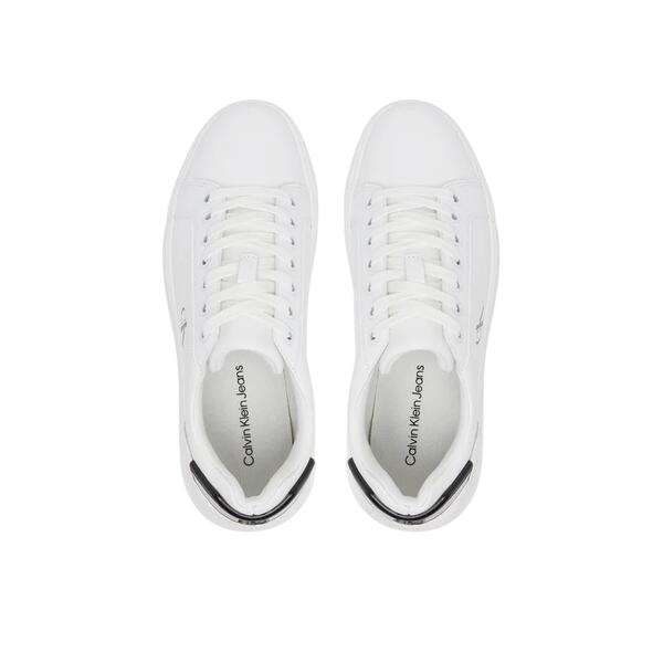 Γυναικεία Sneaker Calvin Klein Chunky Cupsole Ru Patch Lth Wn Bright White Black YW0YW01846-01W