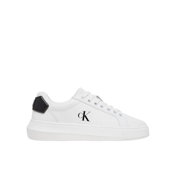 Γυναικεία Sneaker Calvin Klein Chunky Cupsole Ru Patch Lth Wn Bright White Black YW0YW01846-01W