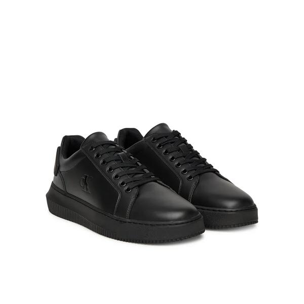 Ανδρικό Sneaker Calvin Klein Chunky Cupsole Ru Patch Lth Triple Black YM0YM01296-0GJ