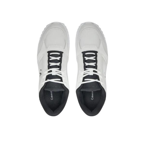 Αντρικά Sneakers Calvin Klein Eva Runner Low Mg Wmm Bright White Oyster Mushroom Black YM0YM01145-0LF