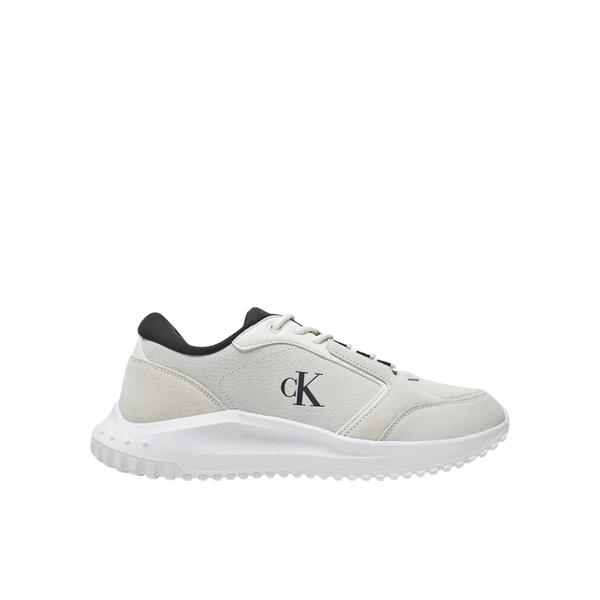 Αντρικά Sneakers Calvin Klein Eva Runner Low Mg Wmm Bright White Oyster Mushroom Black YM0YM01145-0LF