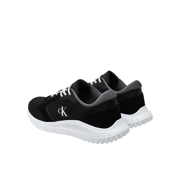 Αντρικά Sneakers Calvin Klein Eva Runner Low Mg Wmm Black Charcoal Grey Bright White YM0YM01145-0GP