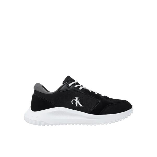 Αντρικά Sneakers Calvin Klein Eva Runner Low Mg Wmm Black Charcoal Grey Bright White YM0YM01145-0GP