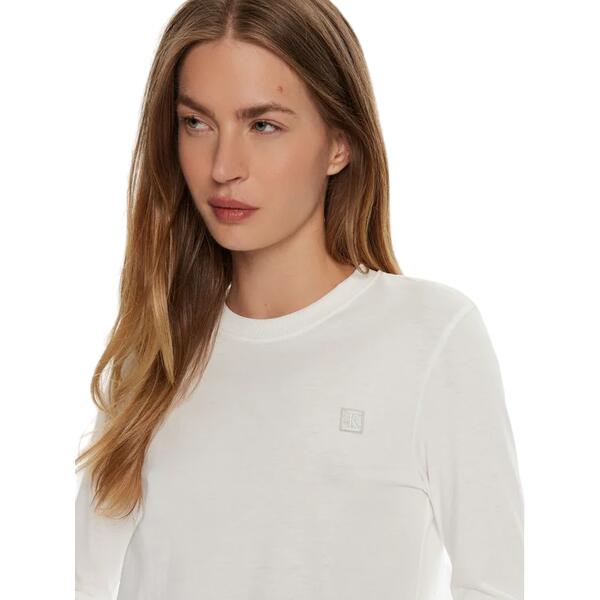 Γυναικεία Μπλούζα Calvin Klein Embro Regural Longsleeve Bright White J20J224549-YAF