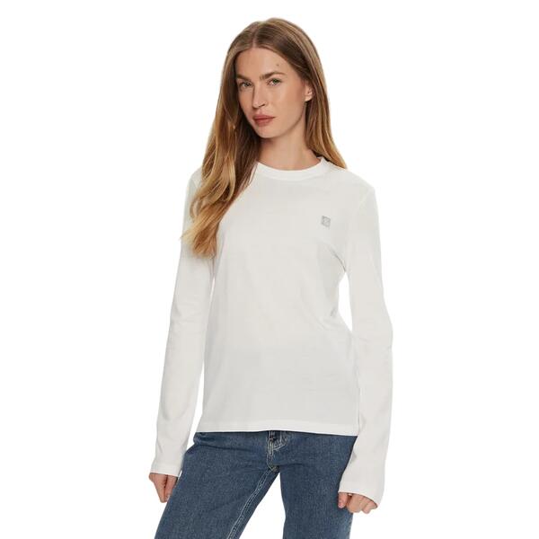 Γυναικεία Μπλούζα Calvin Klein Embro Regural Longsleeve Bright White J20J224549-YAF