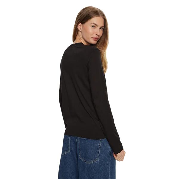 Γυναικεία Μπλούζα Calvin Klein Embro Regural Longsleeve Black J20J224549-BEH