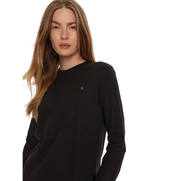 Γυναικεία Μπλούζα Calvin Klein Embro Regural Longsleeve Black J20J224549-BEH