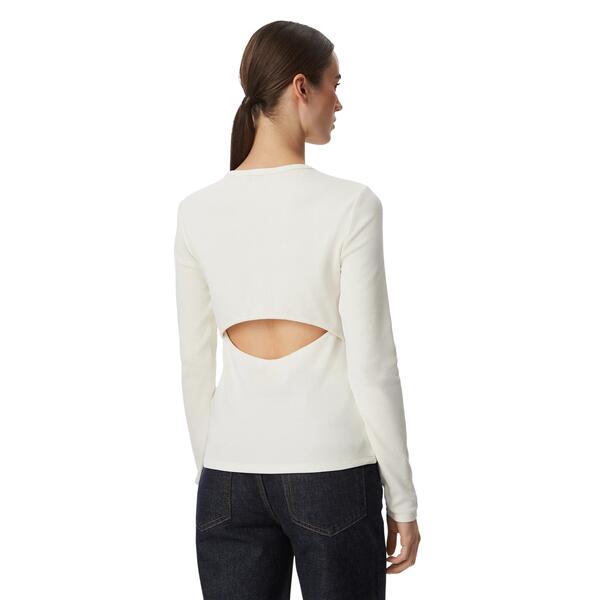 Γυναικεία Μπλούζα Calvin Klein Ls Woven Label Sensual Detail To Tofu LV047H259G-YAS