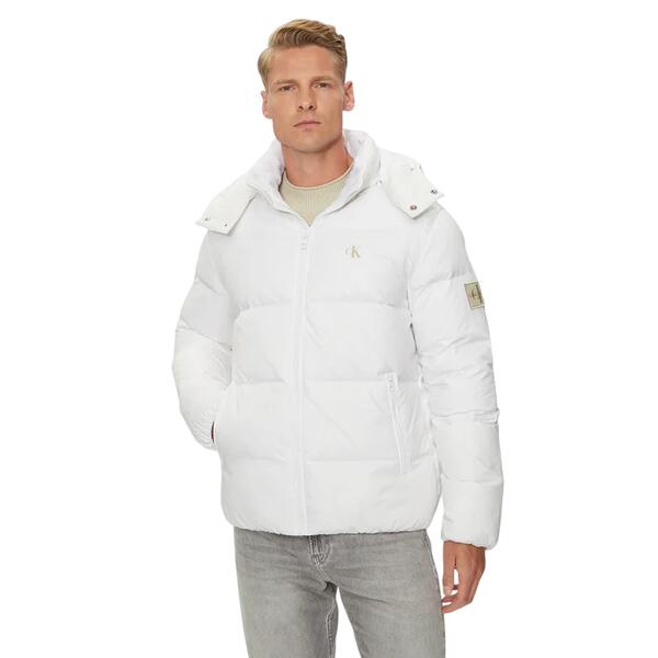 Ανδρικό Μπουφάν Calvin Klein Essentials Down Bright White J30J325946-YAF