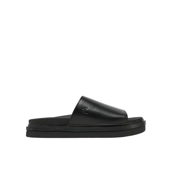 Γυναικείες Παντόφλες Calvin Klein Flat Molded Sandal Slide Triple Black YW0YW01710-0GJ
