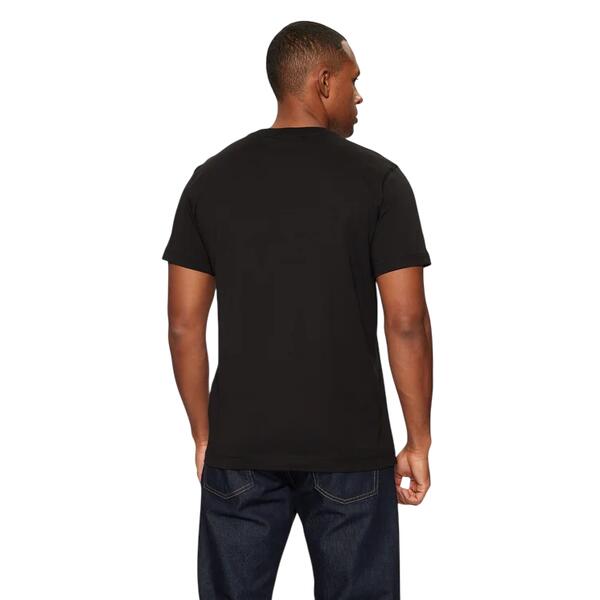 Αντρικό T-shirt Calvin Klein Woven Label Regural Black J30J327100-BEH